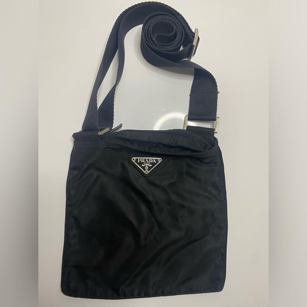 VINTAGE PRADA SMALL NYLON CROSSBODY BAG